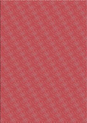 'daisy Embossed' Backing Paper - Luscious Berries Colours