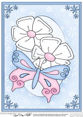 A4 Fluttery Butterfly