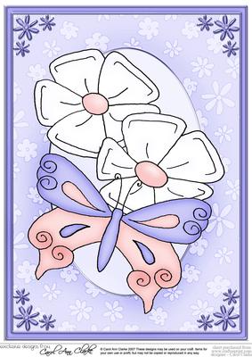 A4 Fluttery Butterfly