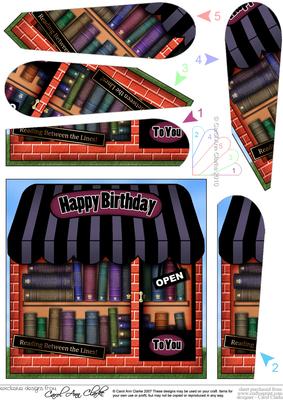 The Little Book Shop Fan Pyramage Topper