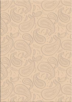 'paisley Embossed' Backing Paper - Mens DIY Colours