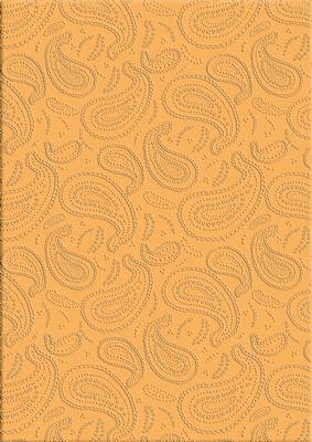 'paisley Embossed' Backing Paper - Mens DIY Colours