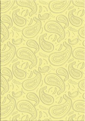'paisley Embossed' Backing Paper - Mens DIY Colours
