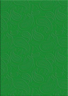 'paisley Embossed' Backing Paper - Mens DIY Colours