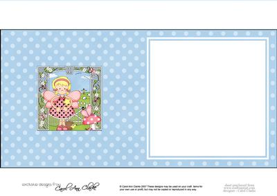 Girlz Fiz Fairy Matching Insert Square Landscape