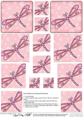 Dreamy Dragonfly Pyramage Sheet