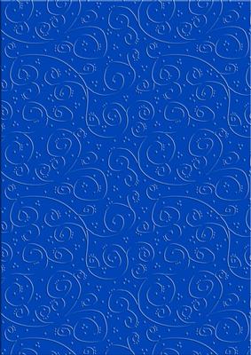 'swirls Embossed' Backing Paper - Flowers and Pearls Colours