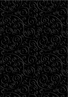 'swirls Embossed' Backing Paper - Flowers and Pearls Colours