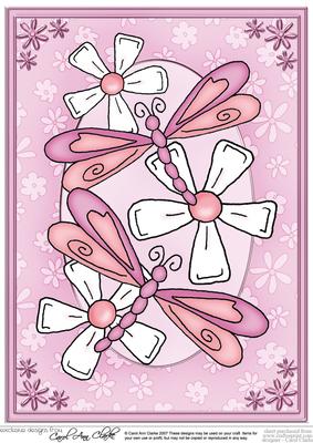 A4 Dreamy Dragonflies