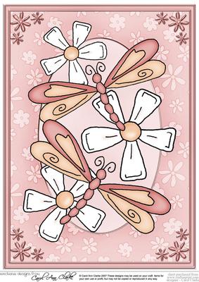 A4 Dreamy Dragonflies