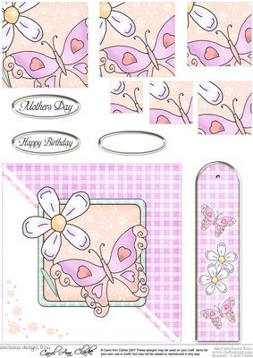 Butterfly Quick Card with Pyramage