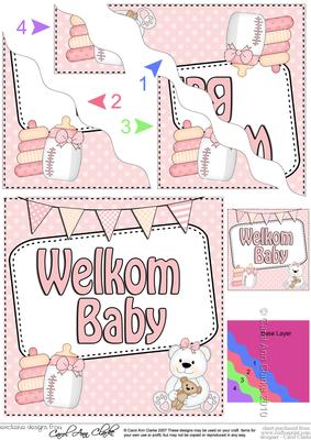 Dutch New Baby Girl Wavy Corner Side Stacker