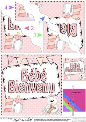 French New Baby Girl Wavy Corner Side Stacker
