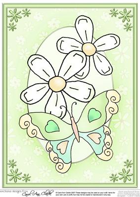 A4 Fluttery Butterfly