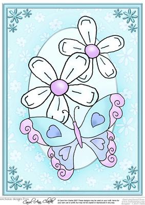 A4 Fluttery Butterfly