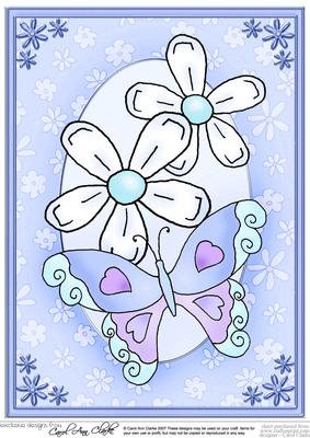 A4 Fluttery Butterfly