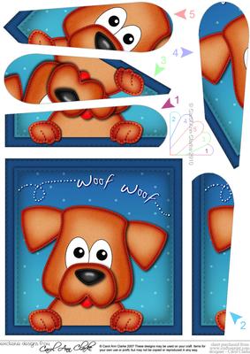 Rusty Dog Fan Pyramage Topper