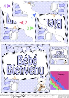 French New Baby Boy Wavy Corner Side Stacker