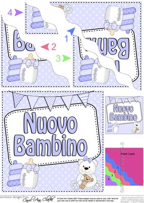 Italian New Baby Boy Wavy Corner Side Stacker