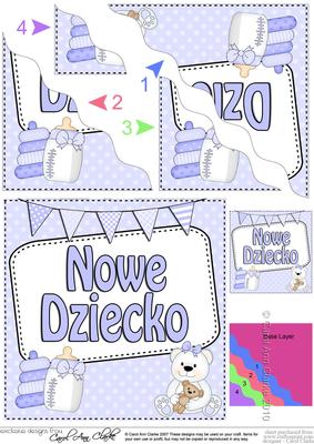Polish New Baby Boy Wavy Corner Side Stacker