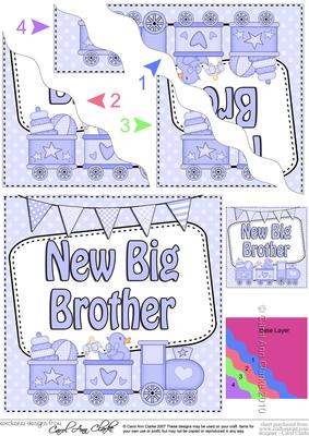 New Baby Big Brother Wavy Corner Side Stacker