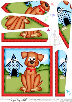 Rusty the Dog Fan Pyramage Topper