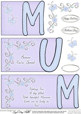 Mum Book Sheet
