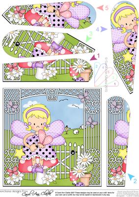Girlz Fiz Fairy Fan Pyramage Topper