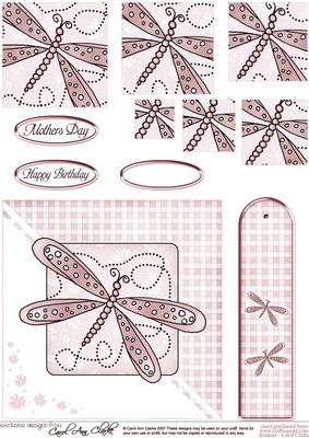 Dragonfly Quick Card with Pyramage
