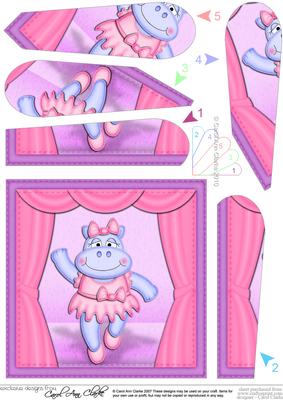 Hilda Hippo Fan Pyramage Topper