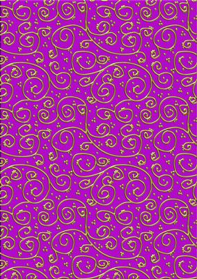 'gold Metallic Swirls' Backing Paper - Flowers and Pearls Co