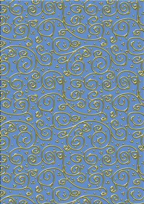 'gold Metallic Swirls' Backing Paper - Flowers and Pearls Co