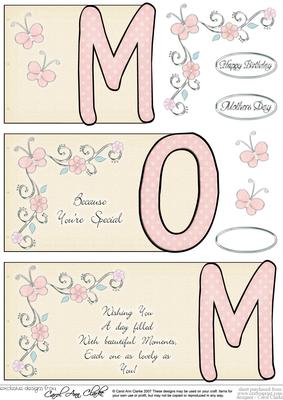 Mom Book Sheet