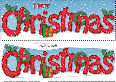 Large Dl Christmas Wreaths Quick Card 3D Decoupage