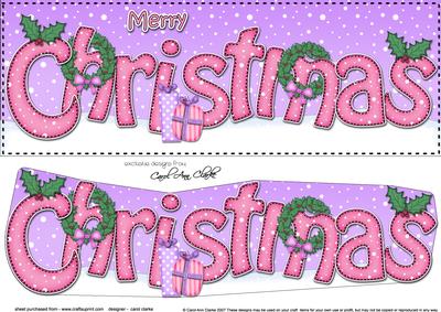 Large Dl Christmas Wreaths Quick Card 3D Decoupage