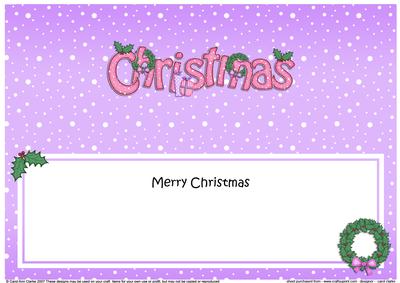 Xmas Christmas Wreaths Matching Large Dl Insert