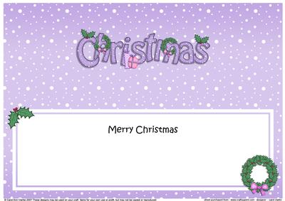 Xmas Christmas Wreaths Matching Large Dl Insert