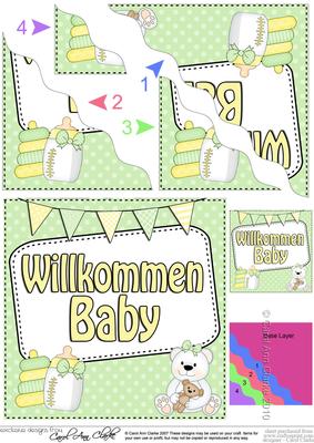 German New Baby Wavy Corner Side Stacker