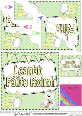 Irish New Baby Wavy Corner Side Stacker