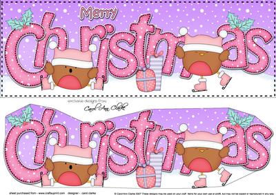 Large Dl Christmas Bobbin Robin Quick Card 3D Decoupage