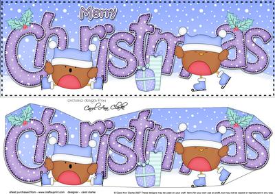 Large Dl Christmas Bobbin Robin Quick Card 3D Decoupage