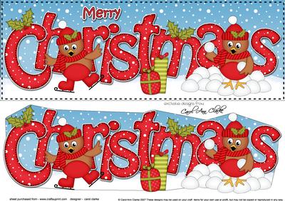 Large Dl Christmas Cute Little Robin 3D Decoupage