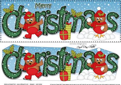 Large Dl Christmas Cute Little Robin 3D Decoupage
