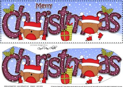 Large Dl Christmas Bobbin Robin 3D Decoupage