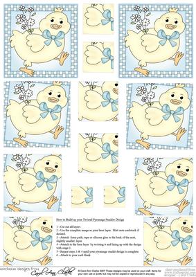 Little Chick Twisted Pyramage Sheet