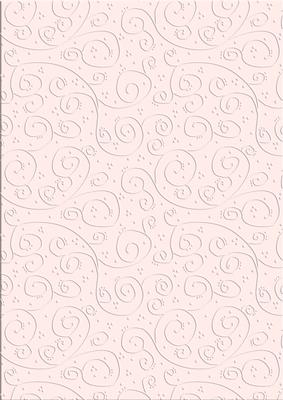 'swirls Embossed' Backing Paper