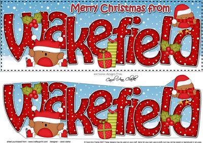 Large Dl Xmas from Wakefield Robins & 3D Decoupage