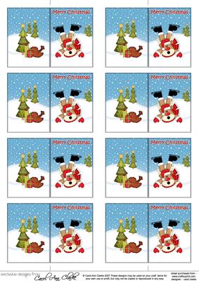 Oops Rudolph Christmas Gift Tags