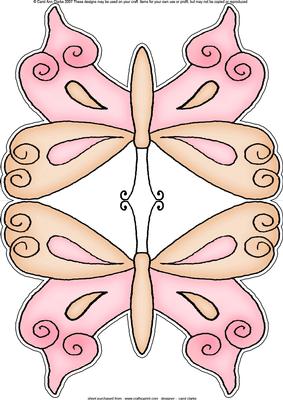 Butterfly Shaped Card
