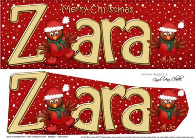 Large Dl Xmaszara Robins 3D Decoupage